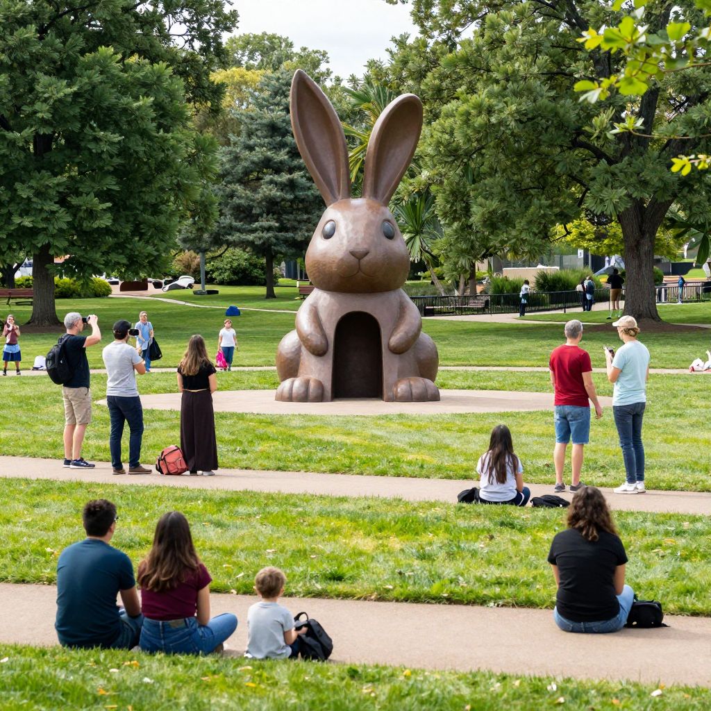 Bunnyhenge Sculpture