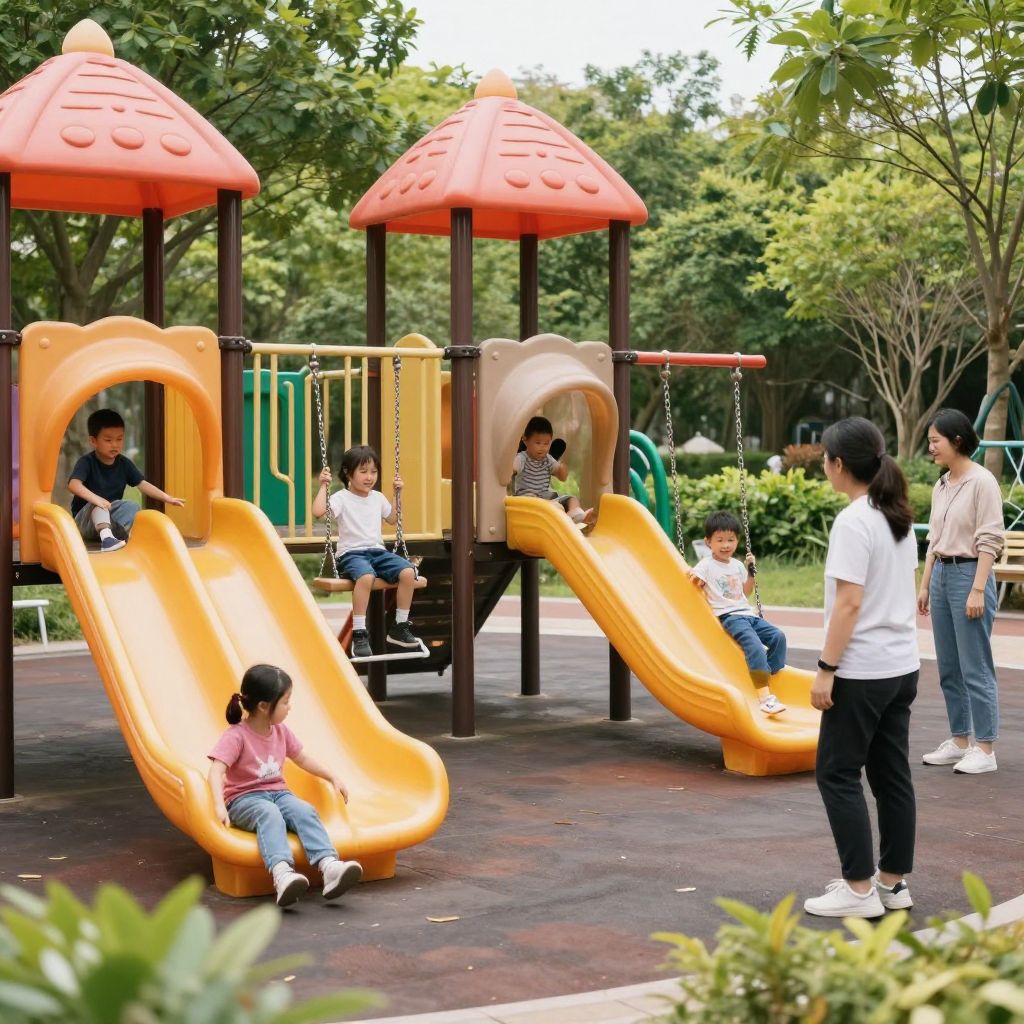 Children's Play Area in Bella Vista Park