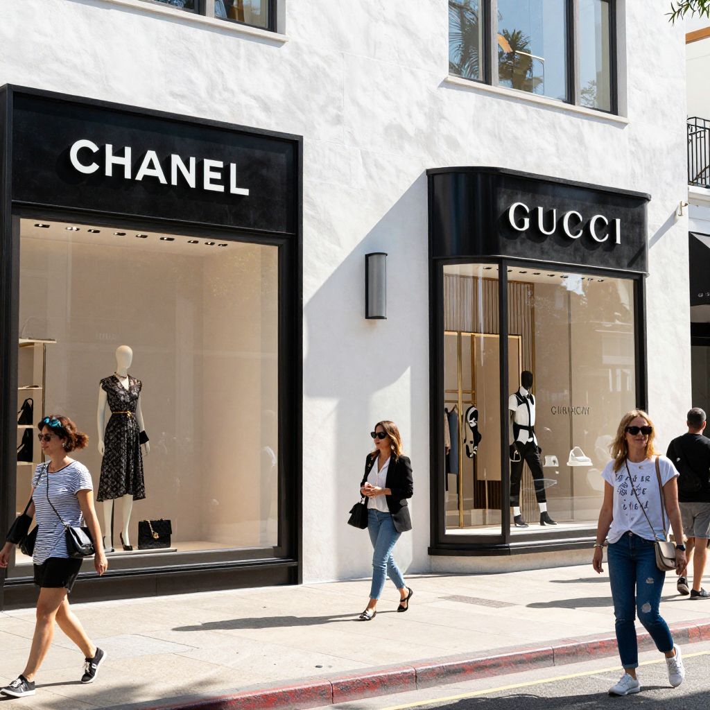 Shopping on Rodeo Drive