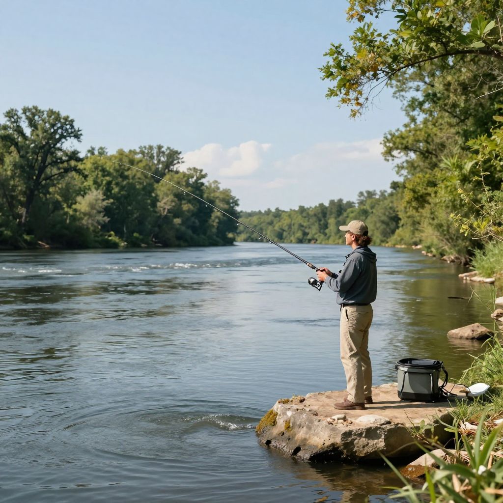 Fishing on Arkansas River