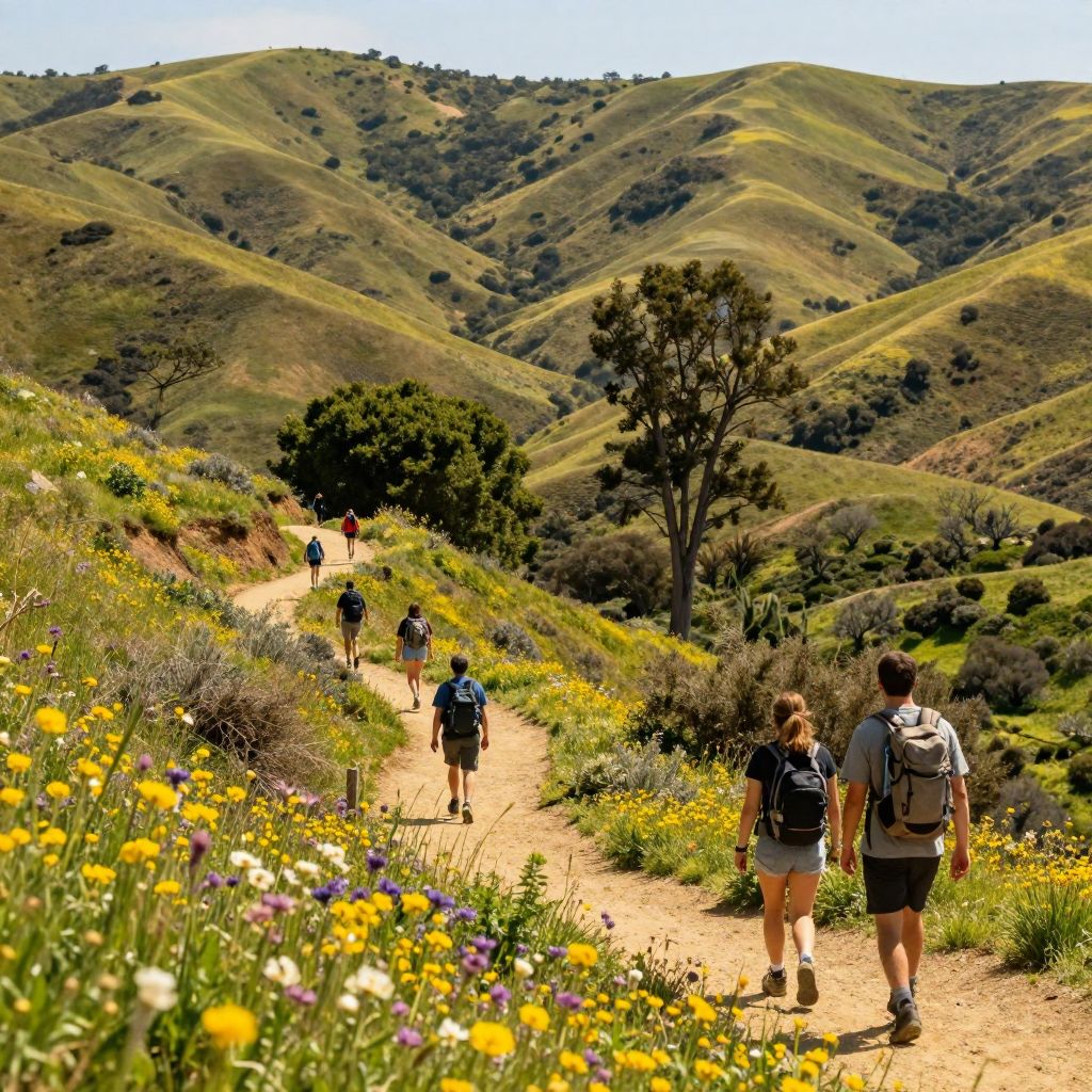 Hiking at Malibu Creek State Park