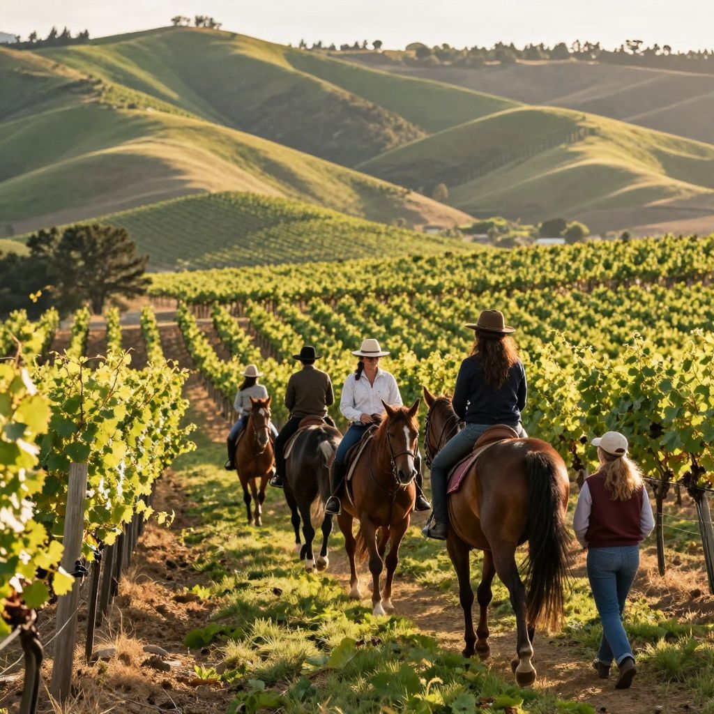 Horseback Riding Vineyards
