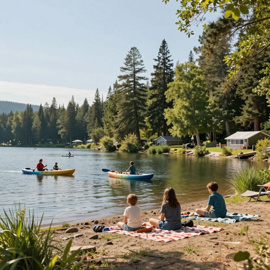 Boating at Happy Camp Lakeside Campground