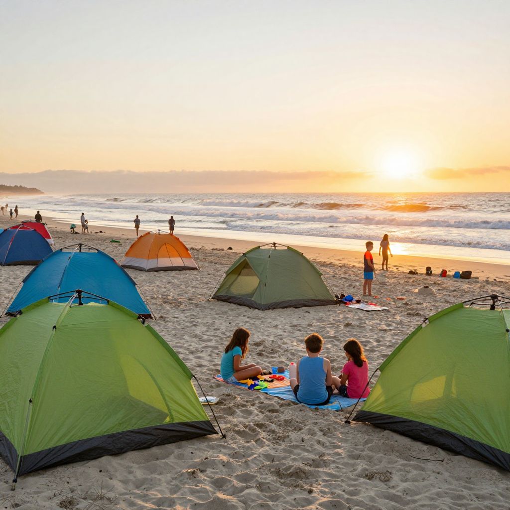 Camping at Carpinteria State Beach