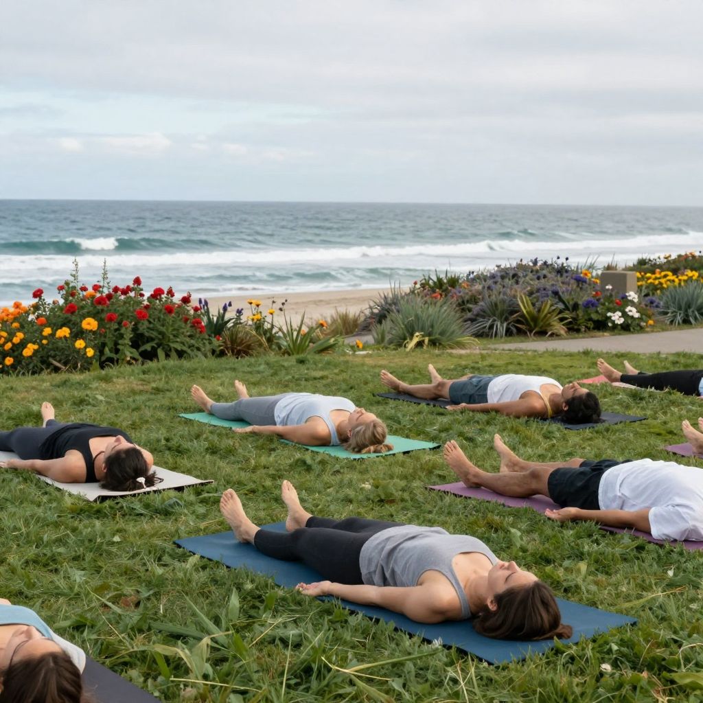 Outdoor Yoga at Lantern Bay Park