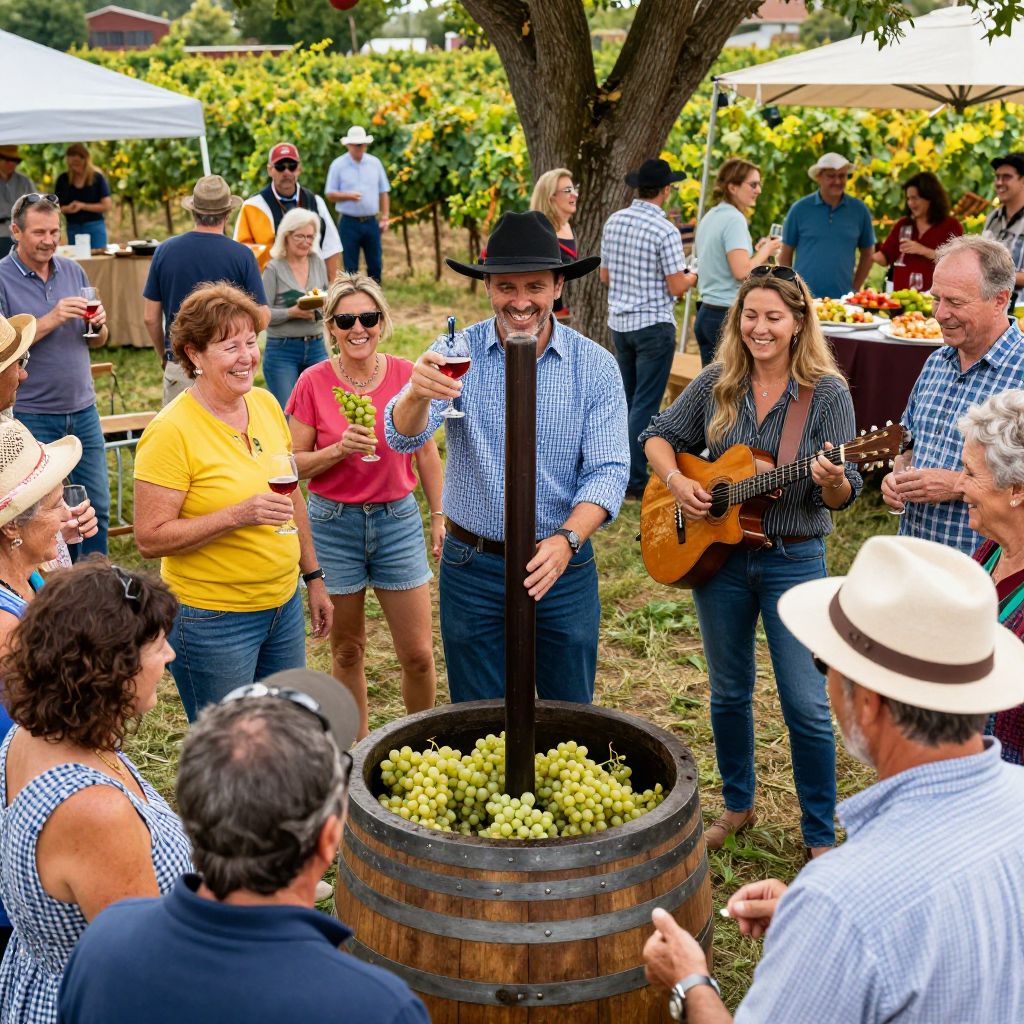 Grape Stomp Festa at Menghini Winery