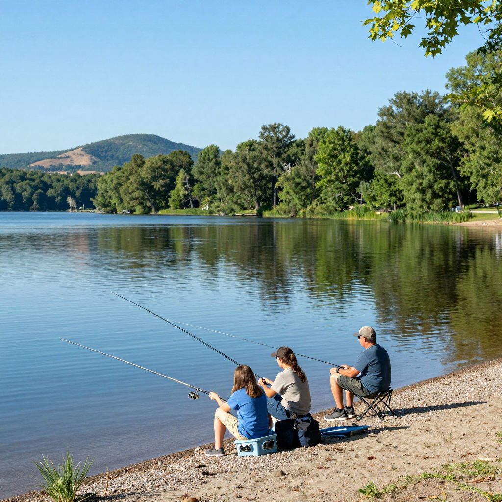 Fishing at Lake Perris State Recreation Area