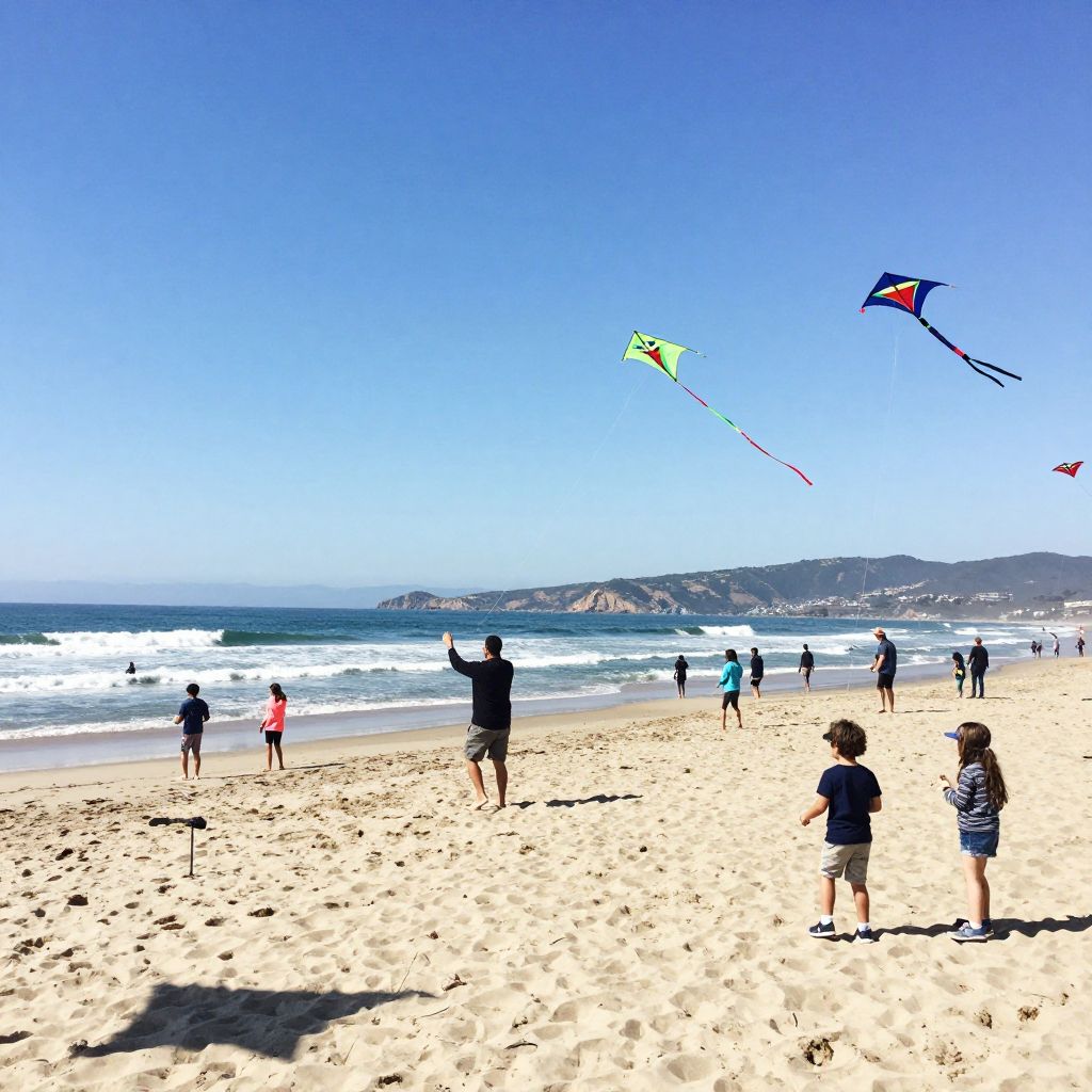 Kite Flying at Pismo Beach