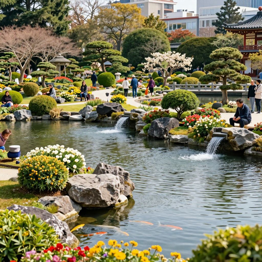 Japanese Garden Lake Balboa Park
