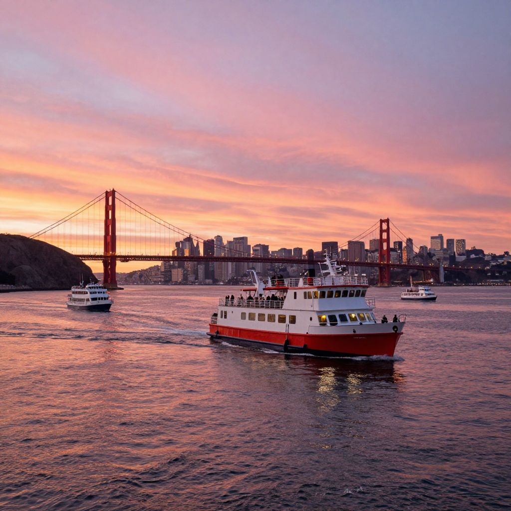 Red and White Fleet Twilight Cruise