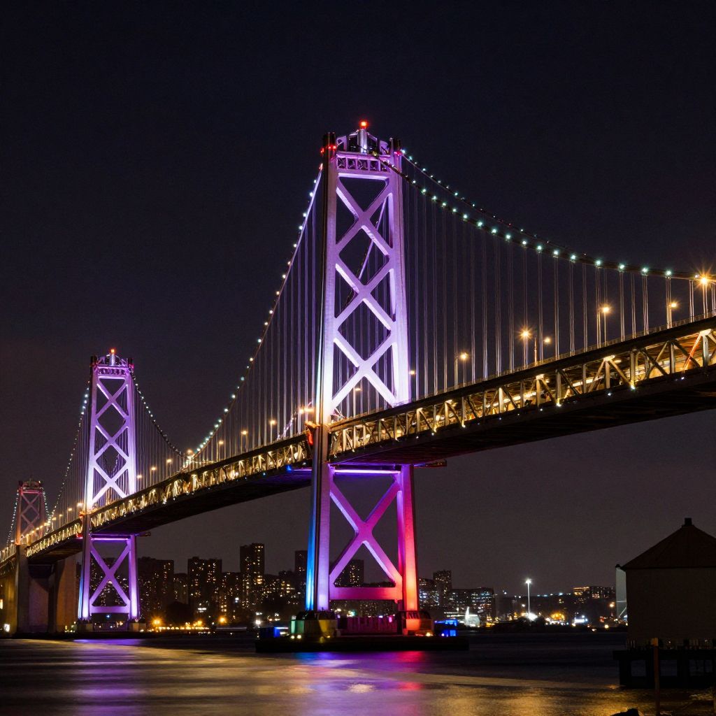 Bay Bridge Lights