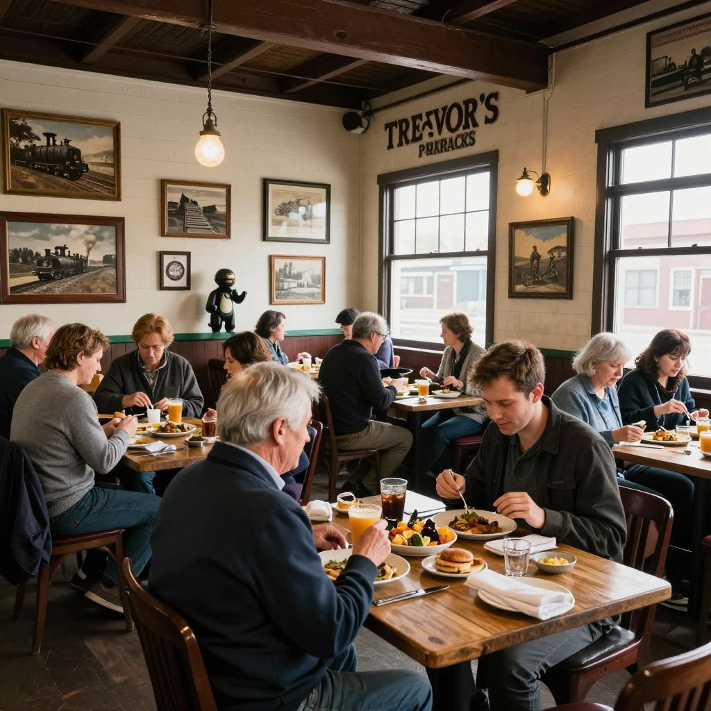 Dining at Trevor's at the Tracks