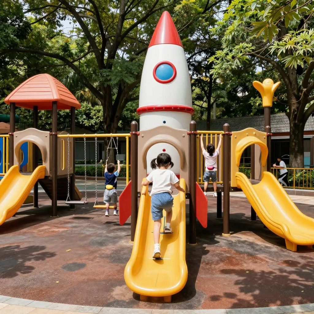 Los Arboles Rocketship Park