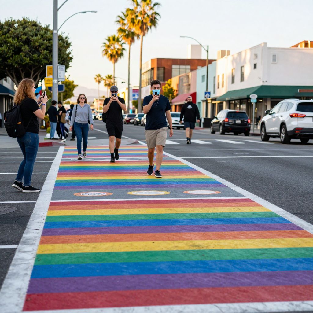 Rainbow Crosswalks