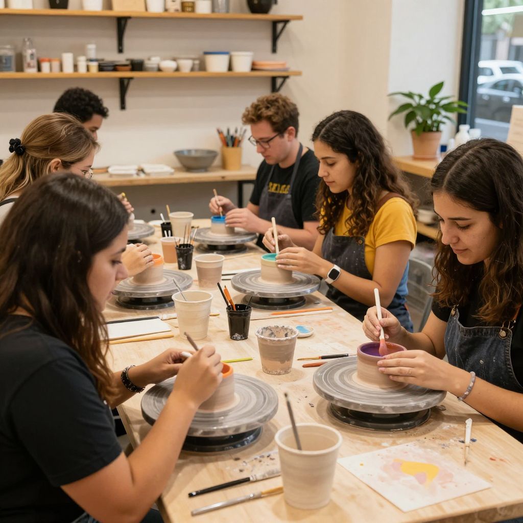 Color Me Mine Pottery Studio