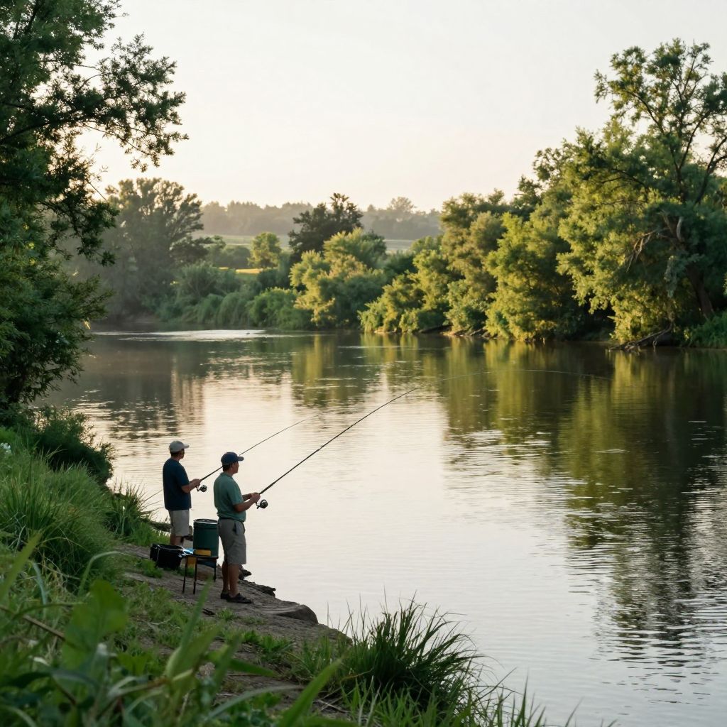 Fishing in Lakes or Colusa-Sacramento River