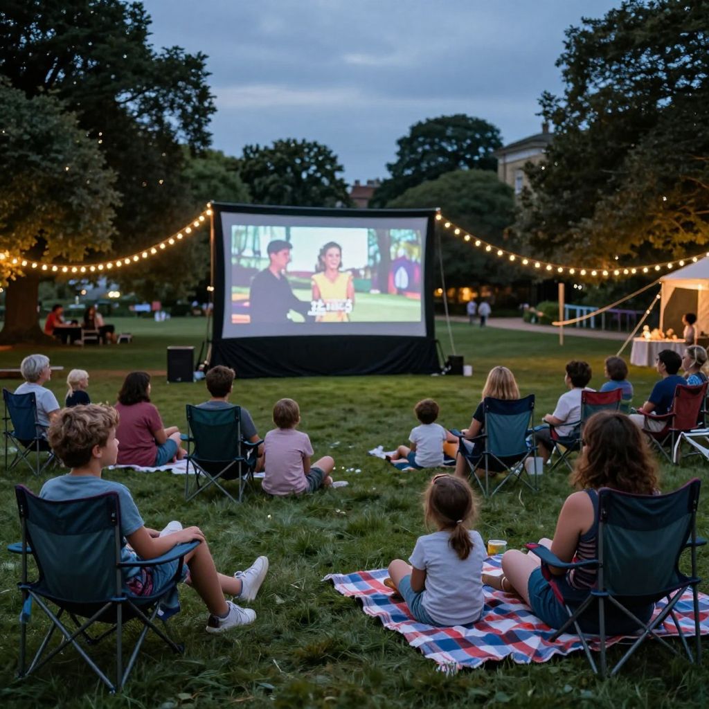 Outdoor Film Nights at Windsor Town Green