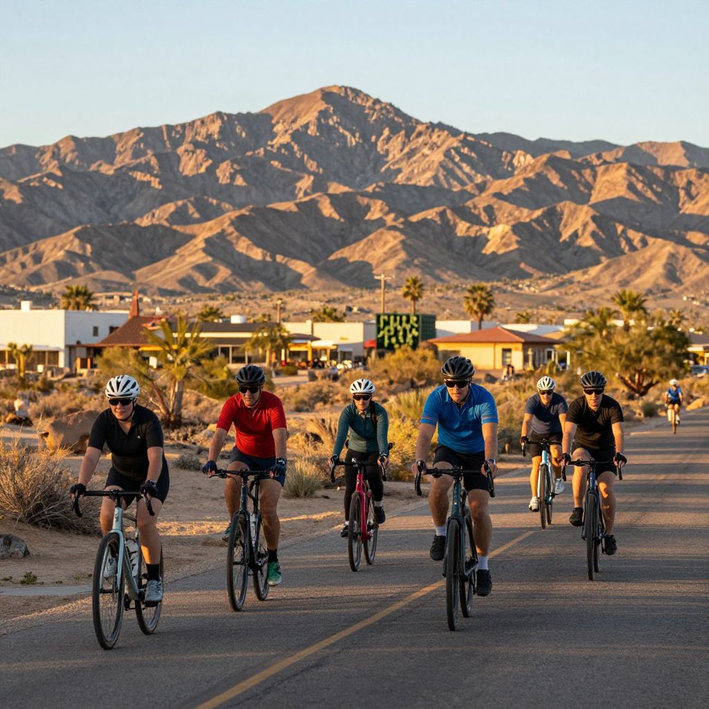Cycling in Yucca Valley