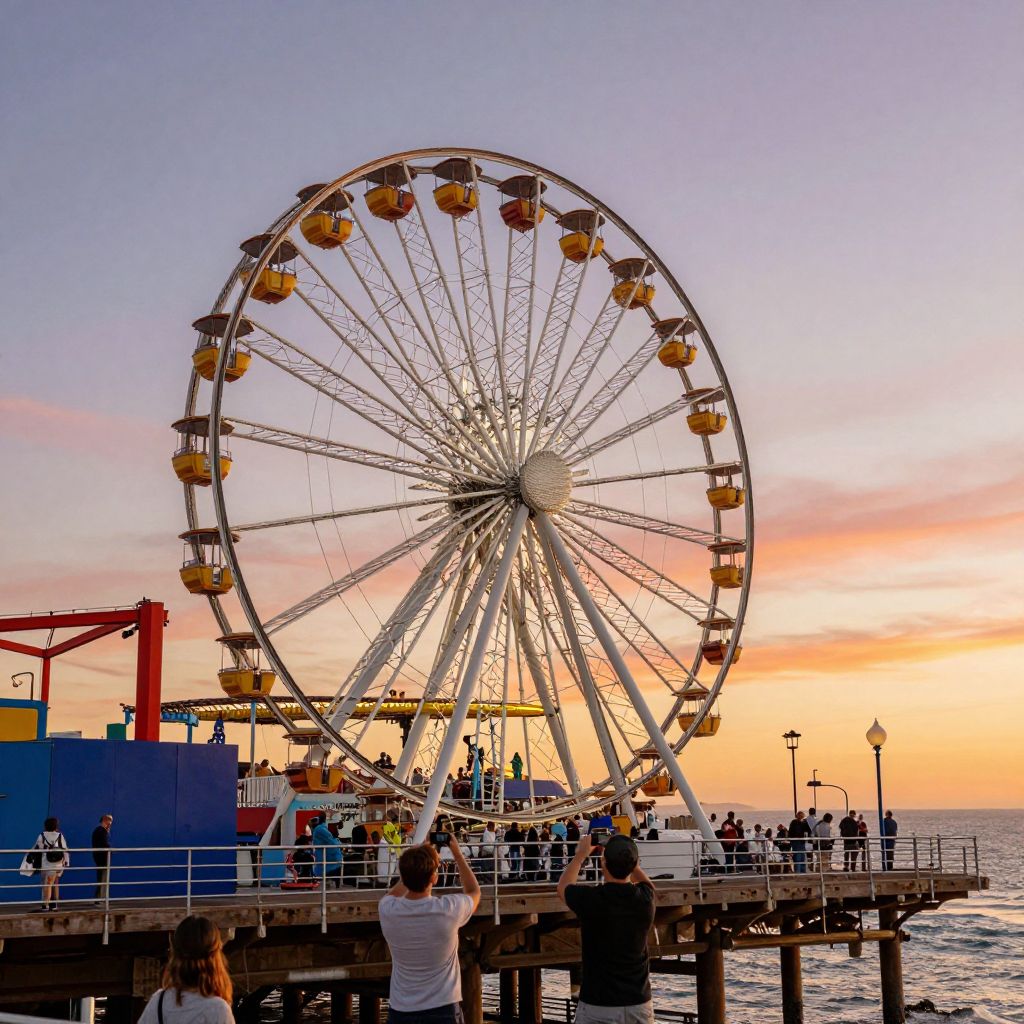 Solar-Powered Ferris Wheel at Pacific Park